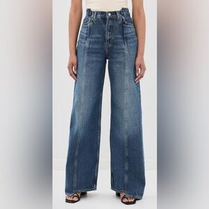 Reformation Dark Blue Cary High Rise Flare Jeans NWT